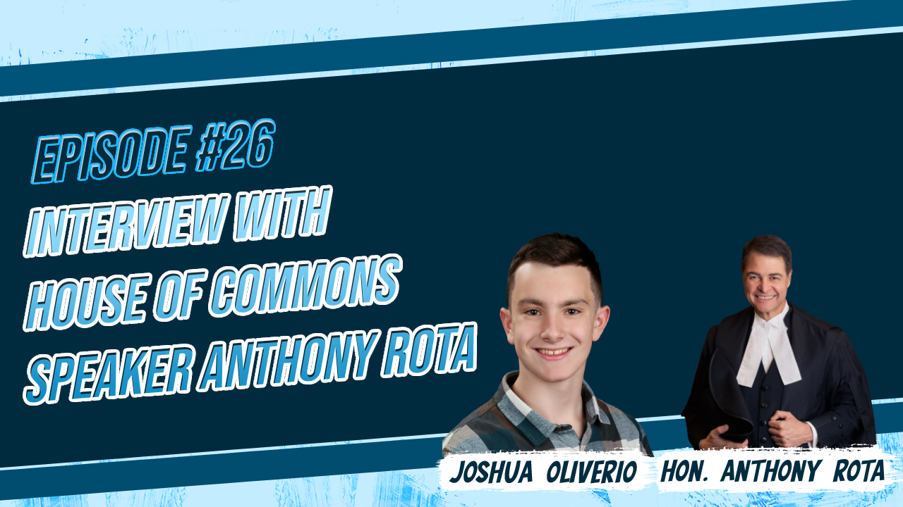 One-on-One Interview with Former House of Commons Speaker Anthony Rota